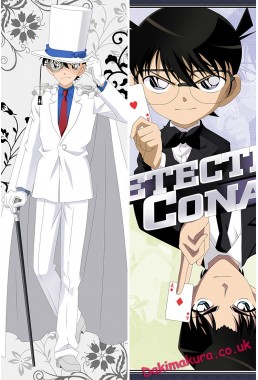 Detective Conan Kaitou Kid and Conan Edogawa Anime Male Dakimakura Japanese Pillow Cover