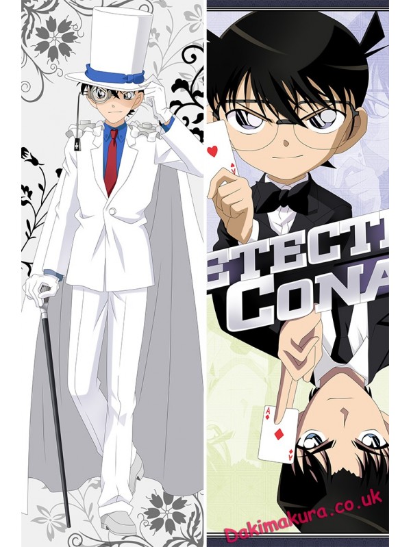 Detective Conan Kaitou Kid and Conan Edogawa Anime Male Dakimakura Japanese Pillow Cover