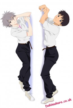 Evangelion Male Anime Dakimakura Japanese Hugging Body Pillow Cover