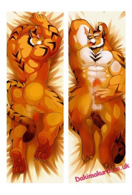 Big Tiger Male Anime Dakimakura Japanese Hugging Body Pillow Covers