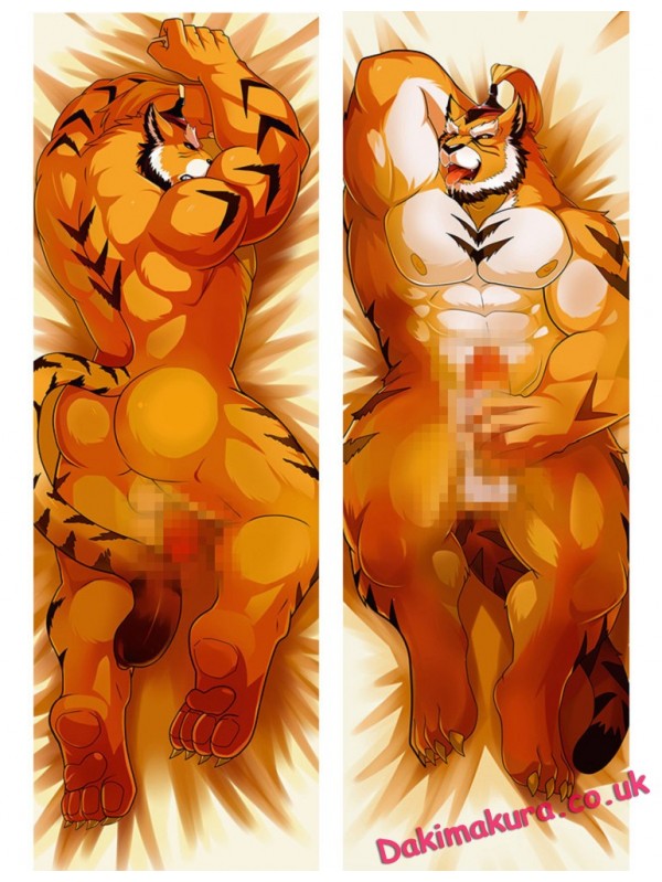 Big Tiger Male Anime Dakimakura Japanese Hugging Body Pillow Covers