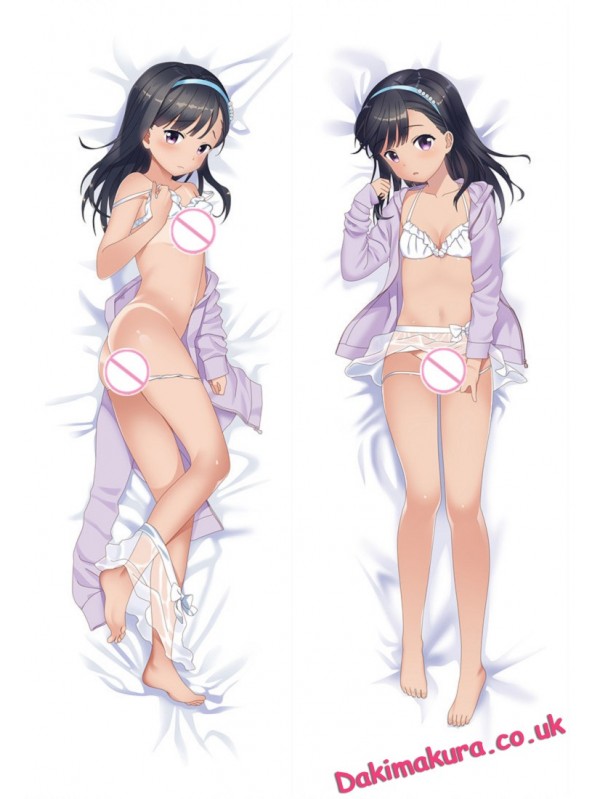 Cute Black Hair Anime Dakimakura Japanese Hugging Body Pillow Cover