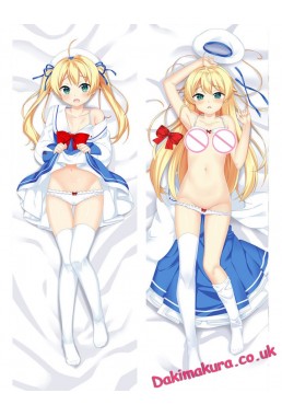 NEW YELLOW HAIR GIRL ANIME DAKIMAKURA JAPANESE HUGGING BODY PILLOW COVER