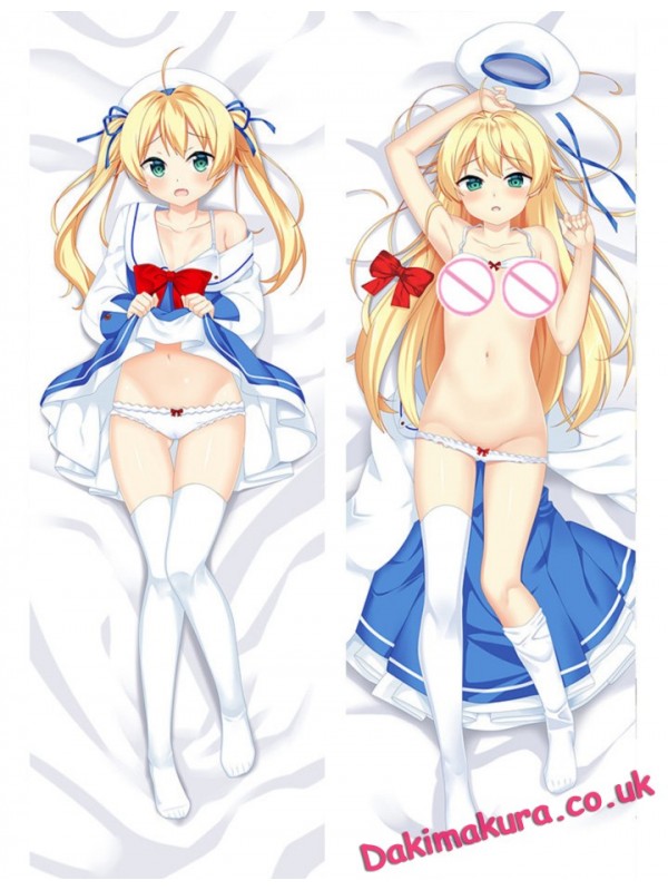 NEW YELLOW HAIR GIRL ANIME DAKIMAKURA JAPANESE HUGGING BODY PILLOW COVER