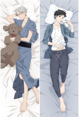 Viktor Nikiforov and Yuri Katsuki - Yuri on Ice!!! Male Anime Dakimakura Japanese Hugging Body Pillow Covers