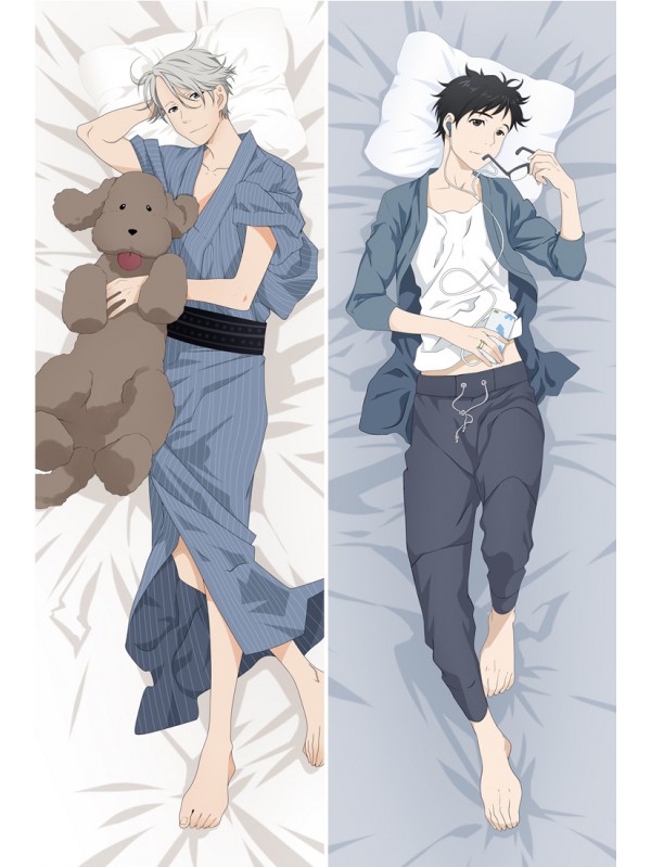 Viktor Nikiforov and Yuri Katsuki - Yuri on Ice!!! Male Anime Dakimakura Japanese Hugging Body Pillow Covers