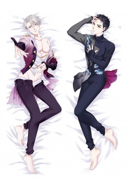 Viktor Nikiforov and Yuuki Katsuki - Yuri!!! on Ice Male Anime Dakimakura Japanese Hugging Body Pillow Cover