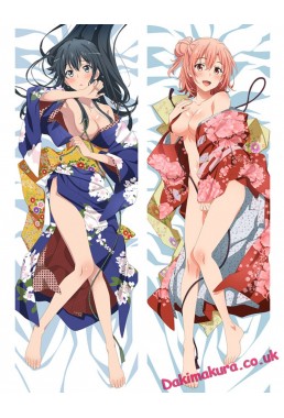Yukino Yukinoshita and Yui Yuigahama Yahari Ore no Seishun Love Comedy wa Machigatteiru Anime Dakimakura Body Pillow Cover