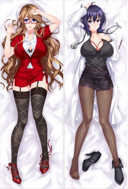 Erotic love sister Mr sensei Ayaka und Rika Japanese hug dakimakura pillowcase