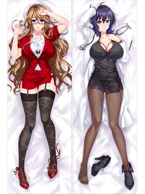 Erotic love sister Mr sensei Ayaka und Rika Japanese hug dakimakura pillowcase