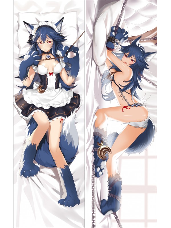 Granblue Fantasy Magic Wolf Fenrir Dakimakura 3d japanese anime body pillowcase