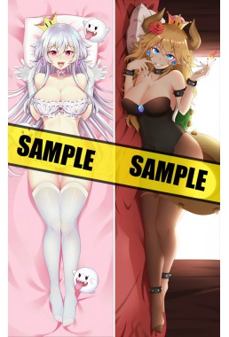 Super Mario Bowsette Princess Bowser Dakimakura 3d japanese anime body pillowcase