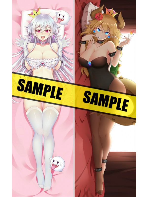 Super Mario Bowsette Princess Bowser Dakimakura 3d japanese anime body pillowcase