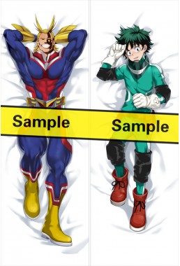 My Hero Academia Midoriya Izuku und All Might Japanese hug dakimakura pillowcase