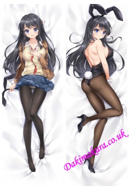 Rascal Does Not Dream of Bunny Girl Senpai Sakurajima Mai Anime Dakimakura Pillow