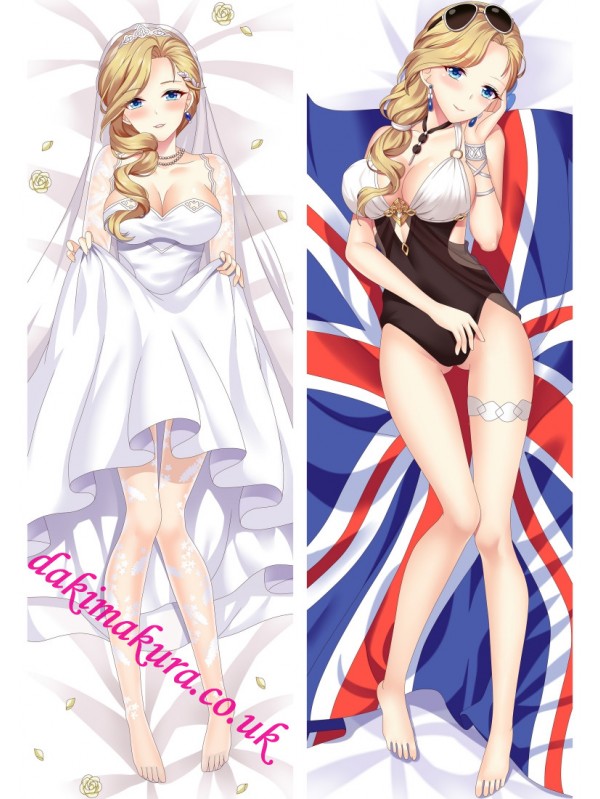 Hood - Azur Lane Full body waifu japanese anime pillowcases