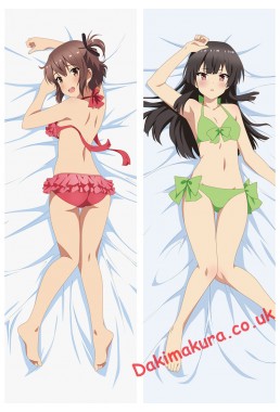 Kanami Eto and Hiyori Jujo - Katana Maidens Toji No Miko Japanese hug dakimakura pillow