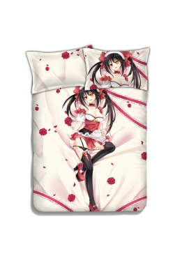 Kurumi Tokisaki - Date a Live Anime Bedding Sets,Bed Blanket & Duvet Cover,Bed Sheet with Pillow Covers