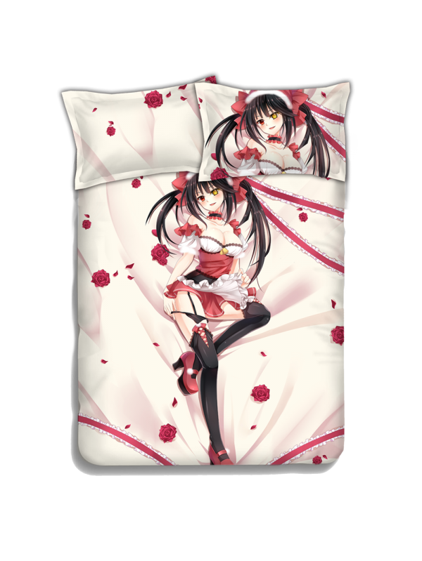 Kurumi Tokisaki - Date a Live Anime Bedding Sets,Bed Blanket & Duvet Cover,Bed Sheet with Pillow Covers