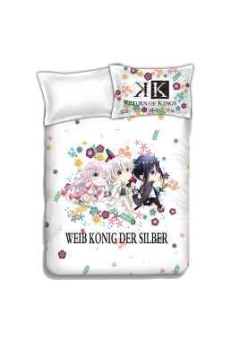 K Project Anime Bedding Sets,Bed Blanket & Duvet Cover,Bed Sheet with Pillow Covers