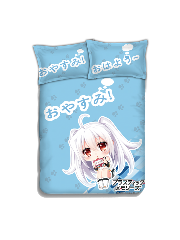 Isla - Plastic Memories Japanese Anime Bed Sheet Duvet Cover with Pillow Covers