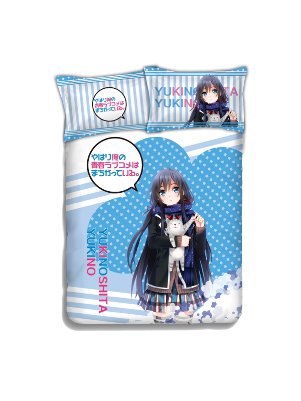 Yukino Yukinoshita - My Teen Romantic Comedy Bedding Sets,Bed Blanket & Duvet Cover,Bed Sheet with Pillow Covers