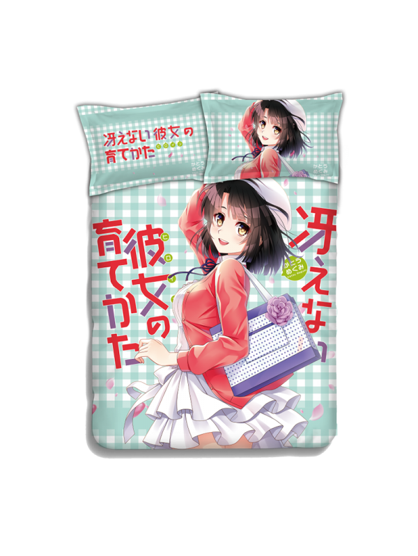 Megumi Kato - SaeKano Japanese Anime Bed Sheet Duvet Cover with Pillow Covers