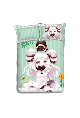 Hoppou seiki-Kantai Collection Anime 4 Pieces Bedding Sets,Bed Sheet Duvet Cover with Pillow Covers