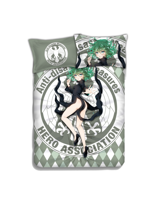 Tornado of Terror Tatsumaki - One Punch Man Bedding Sets,Bed Blanket & Duvet Cover,Bed Sheet with Pillow Covers