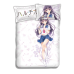 Homura Chika Anime 4 Pieces Bedding Sets,Bed Sheet Duvet Cover with Pillow Covers