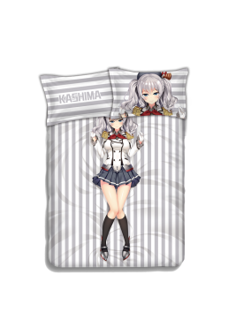 Kashima-Kantai Collection Japanese Anime Bed Blanket Duvet Cover with Pillow Covers