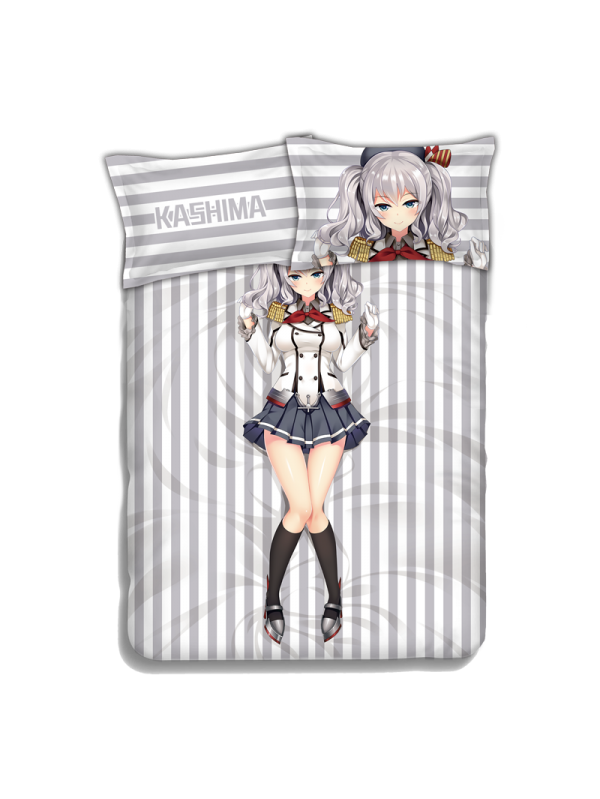 Kashima-Kantai Collection Japanese Anime Bed Blanket Duvet Cover with Pillow Covers