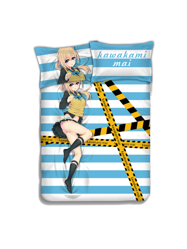 IZUMI Reina Anime 4 Pieces Bedding Sets,Bed Sheet Duvet Cover with Pillow Covers