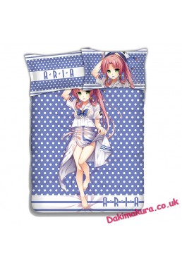 Aria Kanzaki - Aria the Scarlet Ammo Japanese Anime Bed Sheet Duvet Cover with Pillow Covers