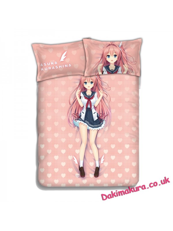 Kurashina Asuka Anime Bedding Sets,Bed Blanket & Duvet Cover,Bed Sheet with Pillow Covers