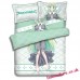 Athena -Luck Logic Anime 4 Pieces Bedding Sets,Bed Sheet Duvet Cover with Pillow Covers