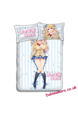 Oshiete Gyaruko-chan Anime Bedding Sets,Bed Blanket & Duvet Cover,Bed Sheet with Pillow Covers