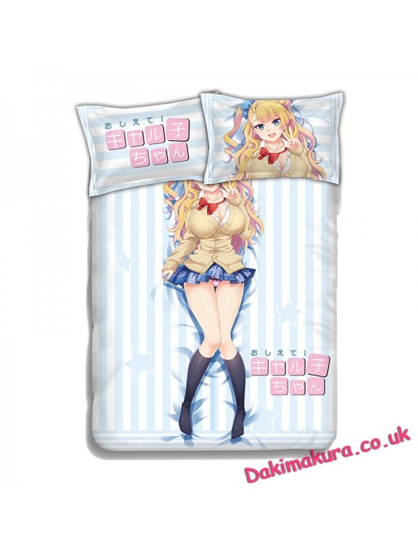 Oshiete Gyaruko-chan Anime Bedding Sets,Bed Blanket & Duvet Cover,Bed Sheet with Pillow Covers