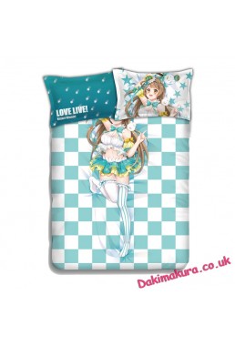 Kotori Minami-Lovelive Anime 4 Pieces Bedding Sets,Bed Sheet Duvet Cover with Pillow Covers