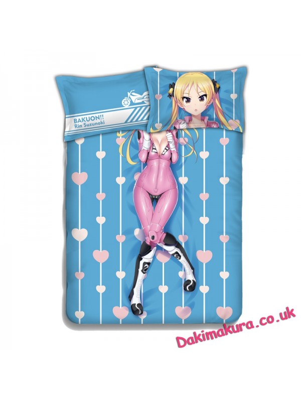 A maiden Japanese Anime Bed Sheet Duvet Cover with Pillow Covers