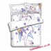 Emilia - Re Zero Anime 4 Pieces Bedding Sets,Bed Sheet Duvet Cover with Pillow Covers