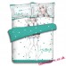 Emilia Hermit-Hundred Anime 4 Pieces Bedding Sets,Bed Sheet Duvet Cover with Pillow Covers