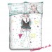 Emilia Hermit-Hundred Anime 4 Pieces Bedding Sets,Bed Sheet Duvet Cover with Pillow Covers