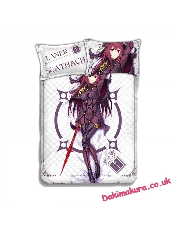 Lancer Scathach - Fate Grand Order Anime 4 Pieces Bedding Sets,Bed Sheet Duvet Cover