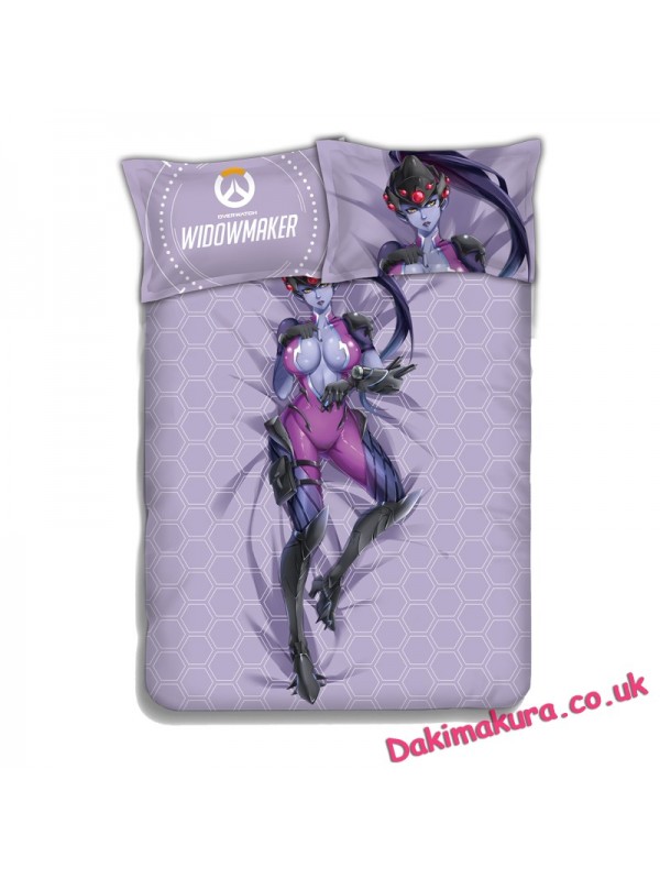 Widowmaker-Overwatch Japanese Anime Bed Blanket Duvet Cover with Pillow Covers