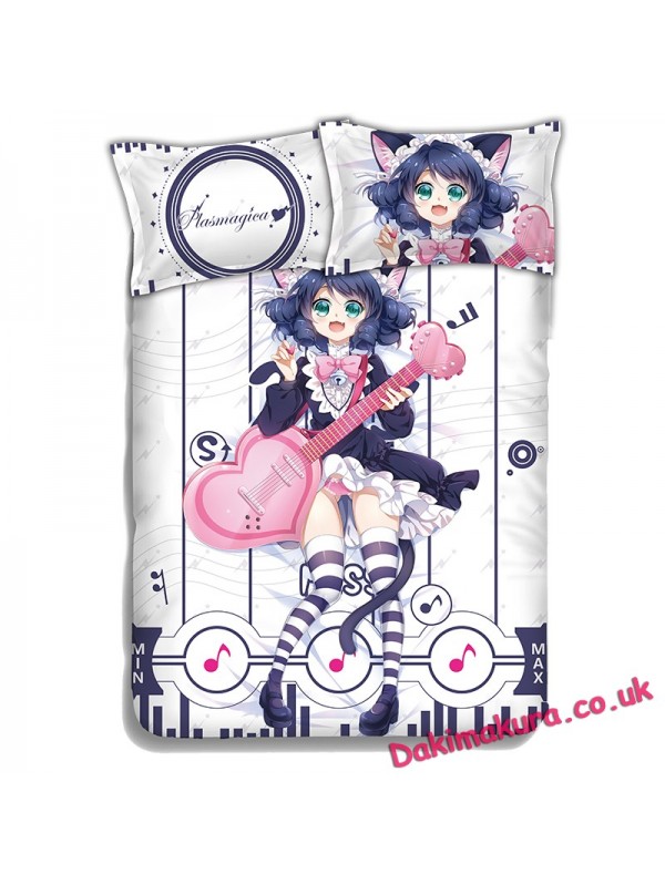 Plasmagica-show by rock Anime Bed Blanket Duvet Cover with Pillow Covers