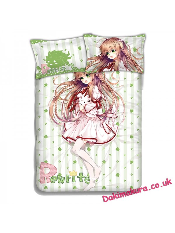 Kanbe Kotori-Rewrite Japanese Anime Bed Sheet Duvet Cover with Pillow Covers