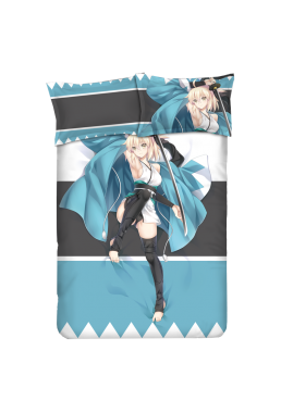 Saber - Fate Anime Bedding Sets,Bed Blanket & Duvet Cover,Bed Sheet with Pillow Covers