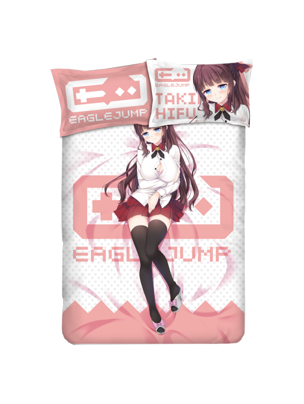 Takimoto Hifumi - New Game Anime Bedding Sets,Bed Blanket & Duvet Cover,Bed Sheet with Pillow Covers
