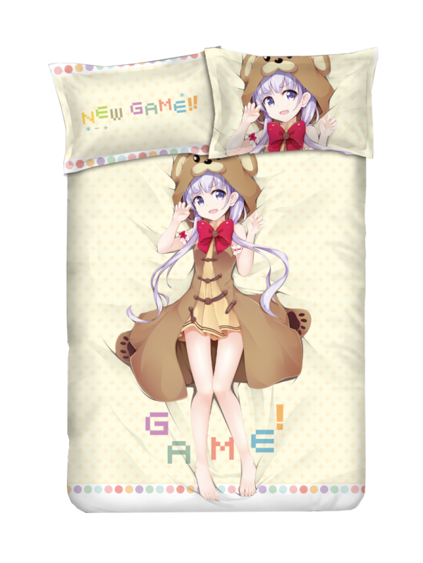 Suzukaze Aoba - New Game Anime Bedding Sets,Bed Blanket & Duvet Cover,Bed Sheet with Pillow Covers